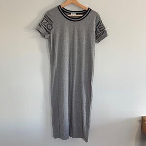 Kenzo Gray Midi Dress